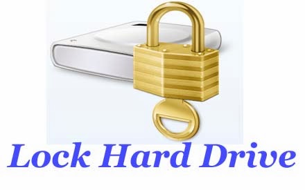 Lock hard drive without software