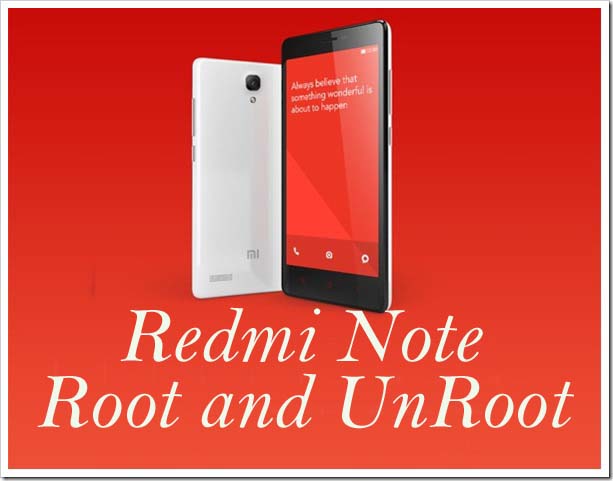 Redmi-Note-root-unroot