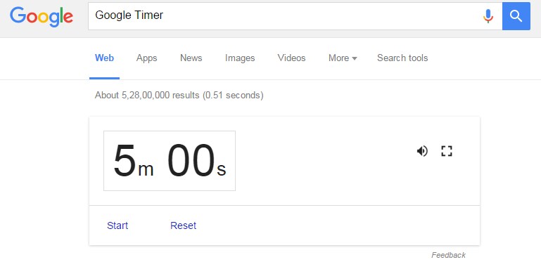 google timer