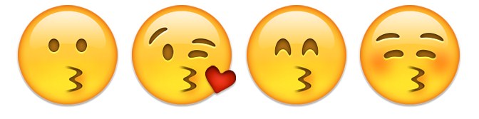 kissing emoji