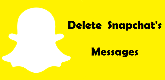 delete snapchat messages