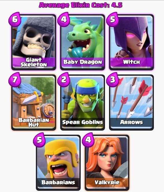 class royal deck for battle